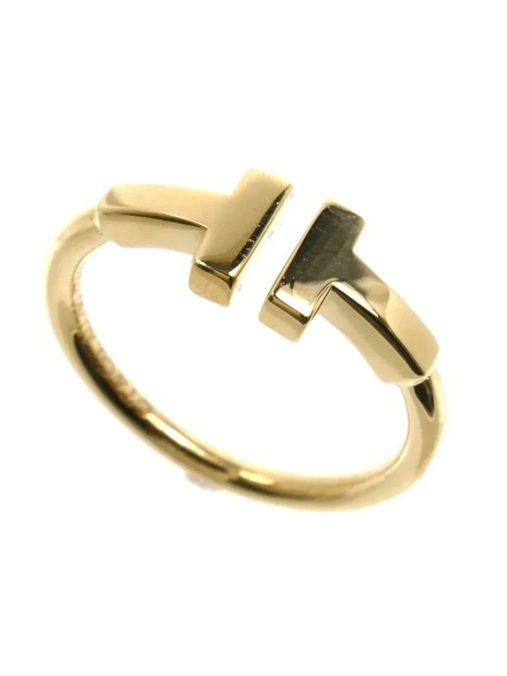 Tiffany & Co 18k Yellow Gold T Wire Ring